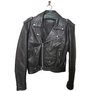Unik Leather Motorcycle Jacket Size 36
